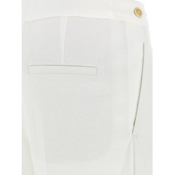 Cotton piquet trousers