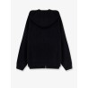 Wool cardigan with flocked logo