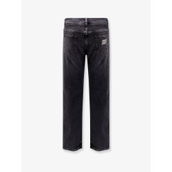 Slim black denim jeans