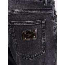 Slim black denim jeans