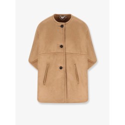 Zaza shearling cape