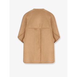Zaza shearling cape