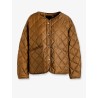 Quilted and padded jacket