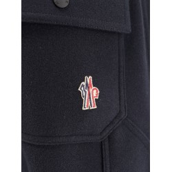 Interlock trousers with embossed logo