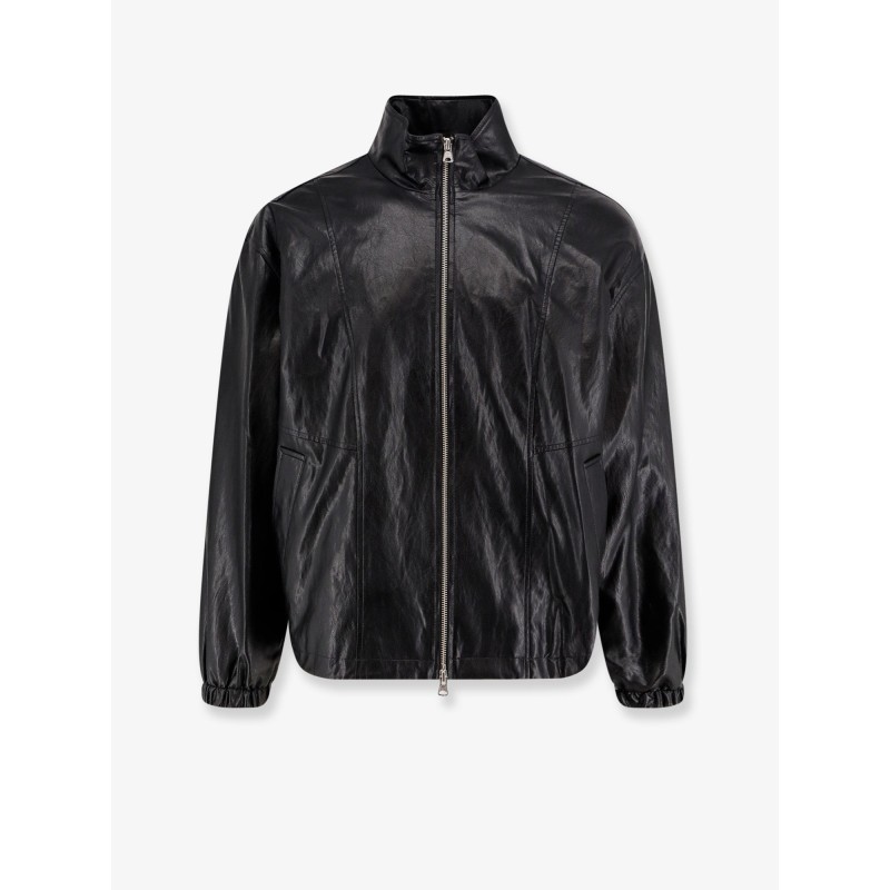 Unisex vegan leather jacket