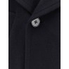 Double-breasted wool coat