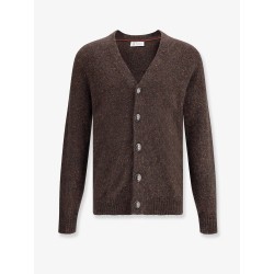 Alpaca, wool and silk cardigan