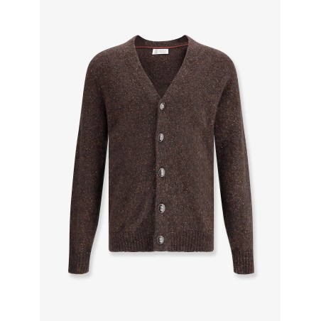 Alpaca, wool and silk cardigan