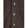Alpaca, wool and silk cardigan