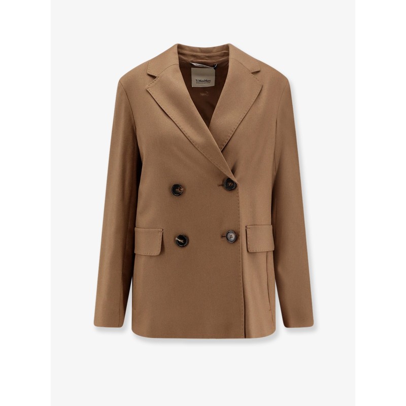 Lena double-breasted virgin wool blazer