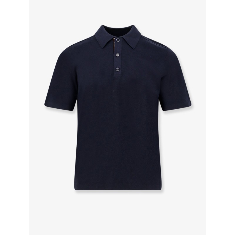 Wool polo shirt