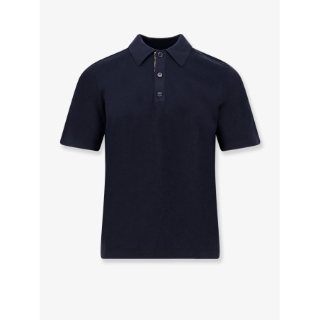 Wool polo shirt