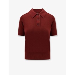 Wool polo shirt