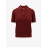 Wool polo shirt