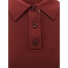 Wool polo shirt