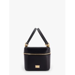 Sicily leather handbag with iconic logo plate