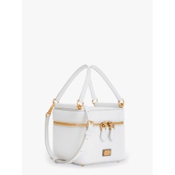 Sicily leather handbag with iconic logo plate