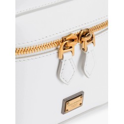 Sicily leather handbag with iconic logo plate