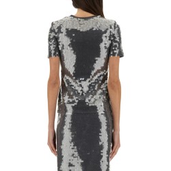 "KIBBUTZ" SEQUINED TOP