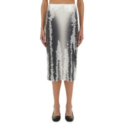 "TOANO" SEQUINED SKIRT