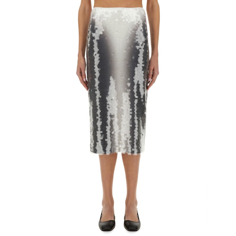 "TOANO" SEQUINED SKIRT