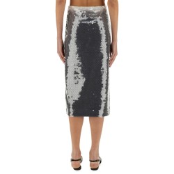 "TOANO" SEQUINED SKIRT