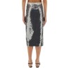 "TOANO" SEQUINED SKIRT
