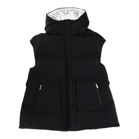 "CRINKLE METALLIC" VEST