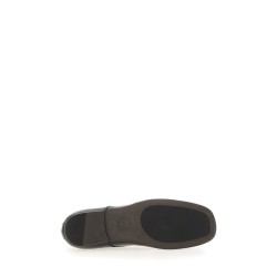SHINY LEATHER LACE-UP SHOE