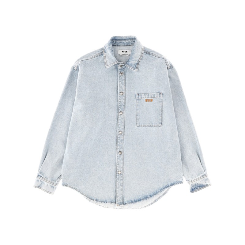 SHIRT WITH EMBROIDERED LOGO