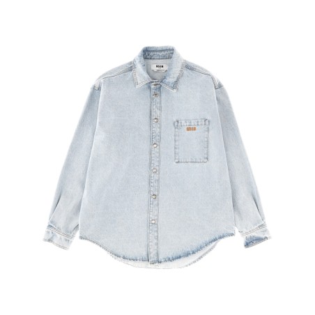 SHIRT WITH EMBROIDERED LOGO