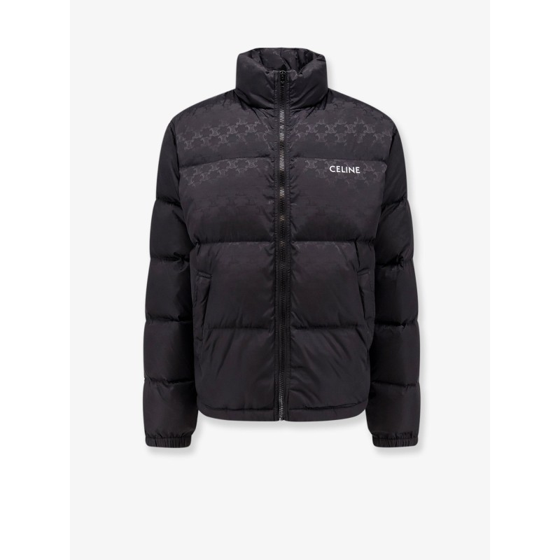 Down Jacket with Celine Triomphe motif