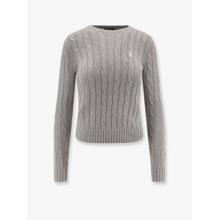 Cotton cable knit sweater