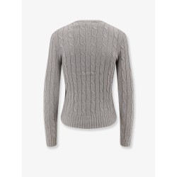 Cotton cable knit sweater