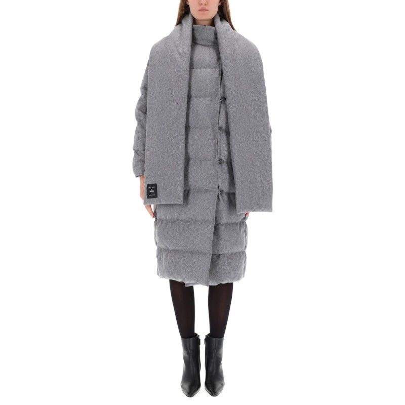 REVERSIBLE COAT WITH SCARF