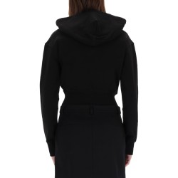 CROPPED SWEATSHIRT WITH LOGO