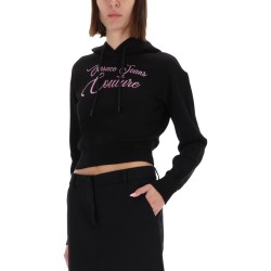 CROPPED SWEATSHIRT WITH LOGO