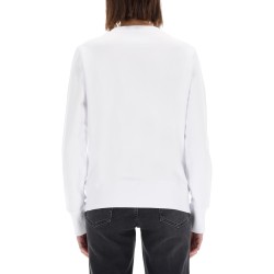 SWEATSHIRT WITH "BAROQUE" LOGO PATCH