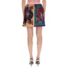 PLEATED PRINT SKIRT