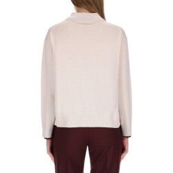 KNITTED COLLAR SWEATER