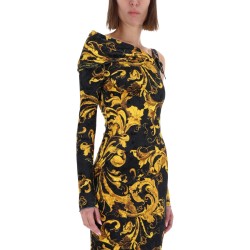 "PORCELAIN BAROQUE" PRINT DRESS