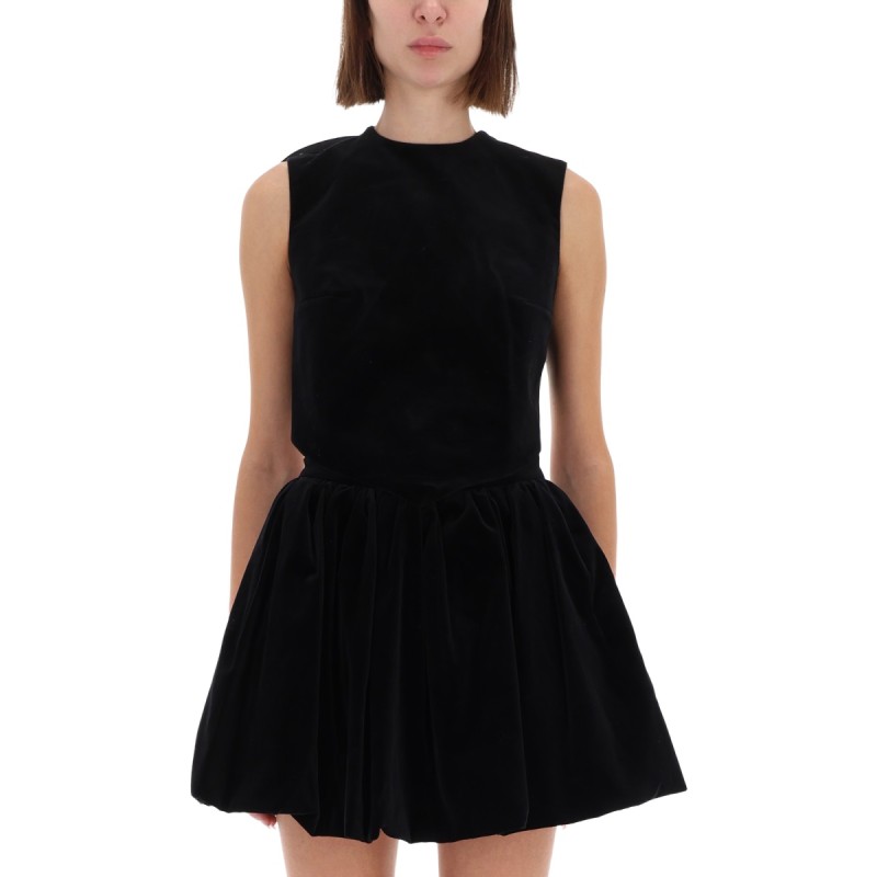 VELVET "FOULARD" TOP