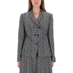 HERRINGBONE TWEED BLAZER