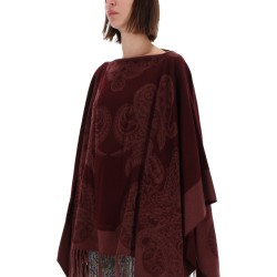 WOOL PONCHO.