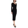 "LIQUIFY LOGOMANIA" MIDI DRESS