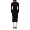 "LIQUIFY LOGOMANIA" MIDI DRESS