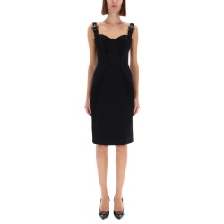 "BAROQUE" BUCKLED DRESS