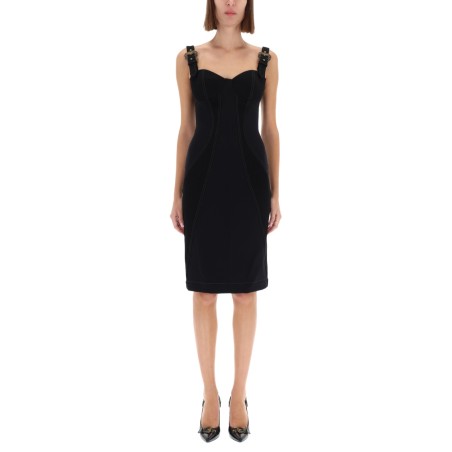 "BAROQUE" BUCKLED DRESS