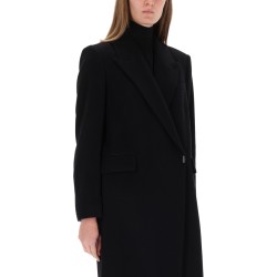 DOUBLE-BREASTED MIDI COAT