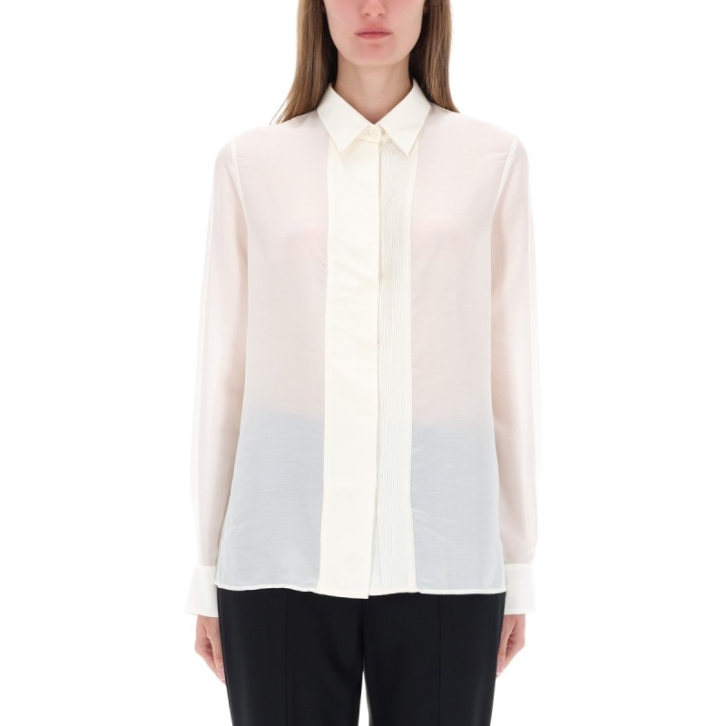 SHIRT WITH RIBBED PLEATS